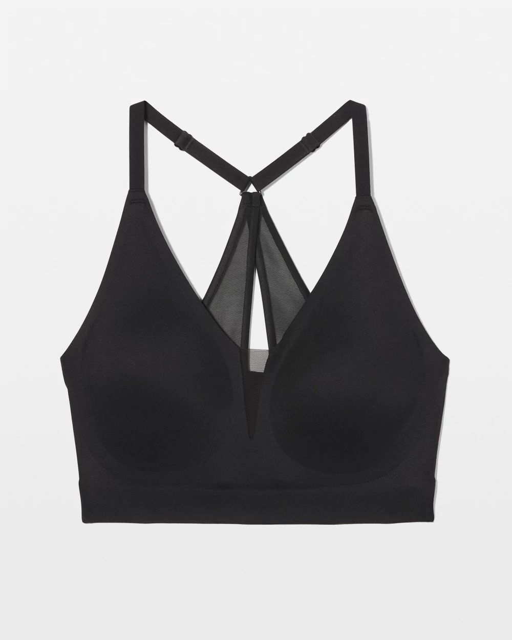 インナー・ルームウェアその他 ERES 'Sybille' bra Black Racerback Mesh Bralette | Soma